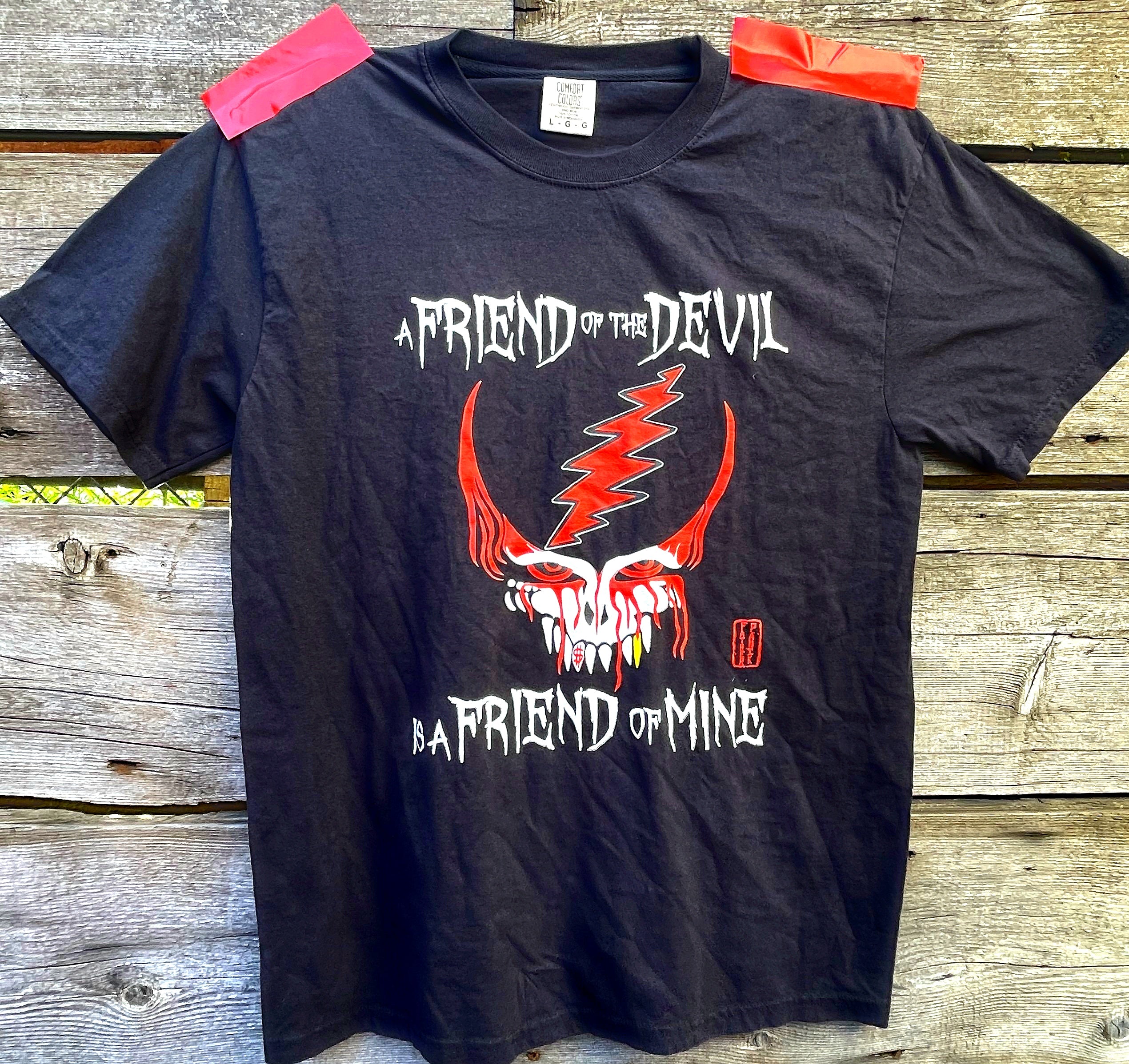 Grateful Dead Friend Of The Devil Unisex Comfort Colors garment-dyed heavyweight t-shirt