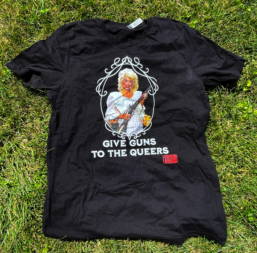 Give Guns To The Queers Dolly Parton Unisex Jersey Short Sleeve Tee