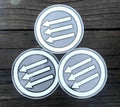 3 Iron Front Anti-Fascist Clear Vinyl Stickers: Laptop, Car, Water Bottle